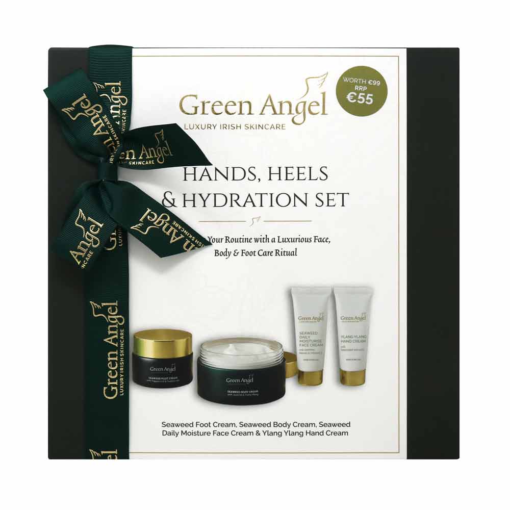 Green Angel Hands Heels & Hydration Set