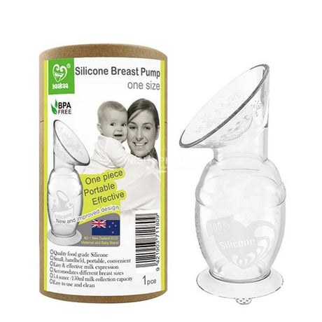 Haakaa Silicone Breast Pump with Suction Base 150ml – for comfortable, efficient breast milk expression
