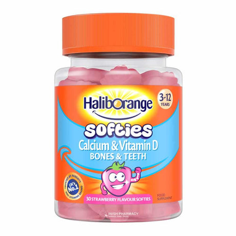 Seven Seas Haliborange Softies Calcium & Vitamin D 30 Pack – vitamin D3 to support bones, muscles and immunity
