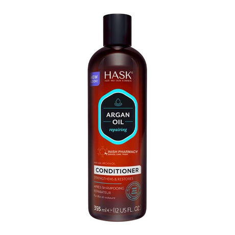 Hask Argan Oil Repairing Conditioner 355ml – with argan oil to soften and condition dry hair