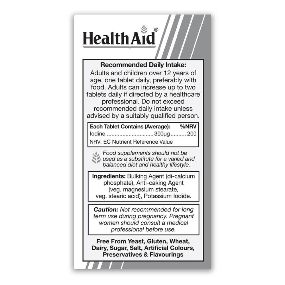 Health Aid Iodine 300ug 60 Tablets