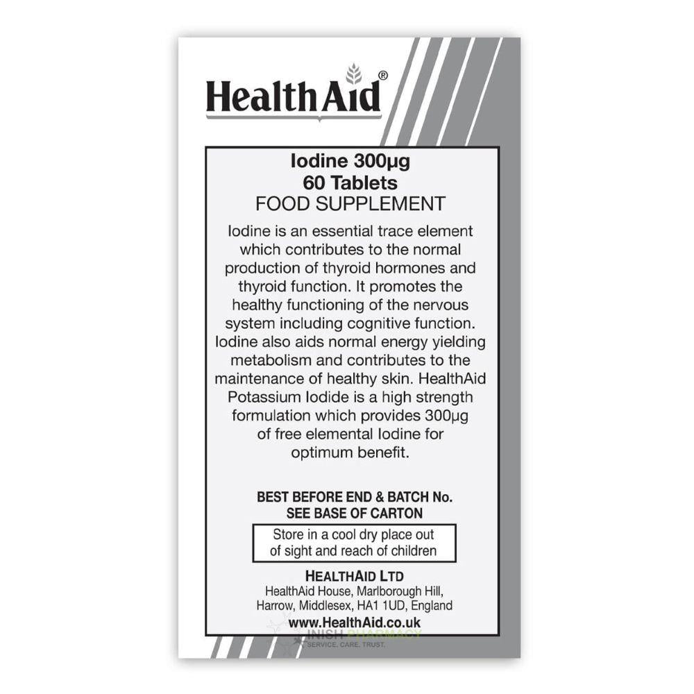 Health Aid Iodine 300ug 60 Tablets