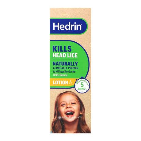 Hedrin Natural Lotion 100ml – treats and eliminates head lice