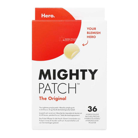 Hero Mighty Patch The Original 36 Pack – dermatologist-developed for healthy skin