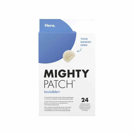 Hero Mighty Patch Invisible+  24 Pack – dermatologist-developed for healthy skin