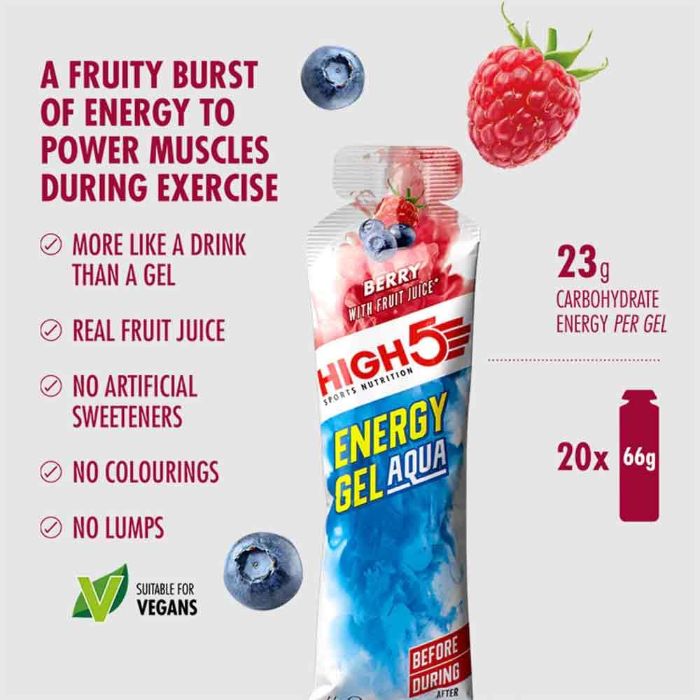 High 5 Energy Aqua Gel Berry
