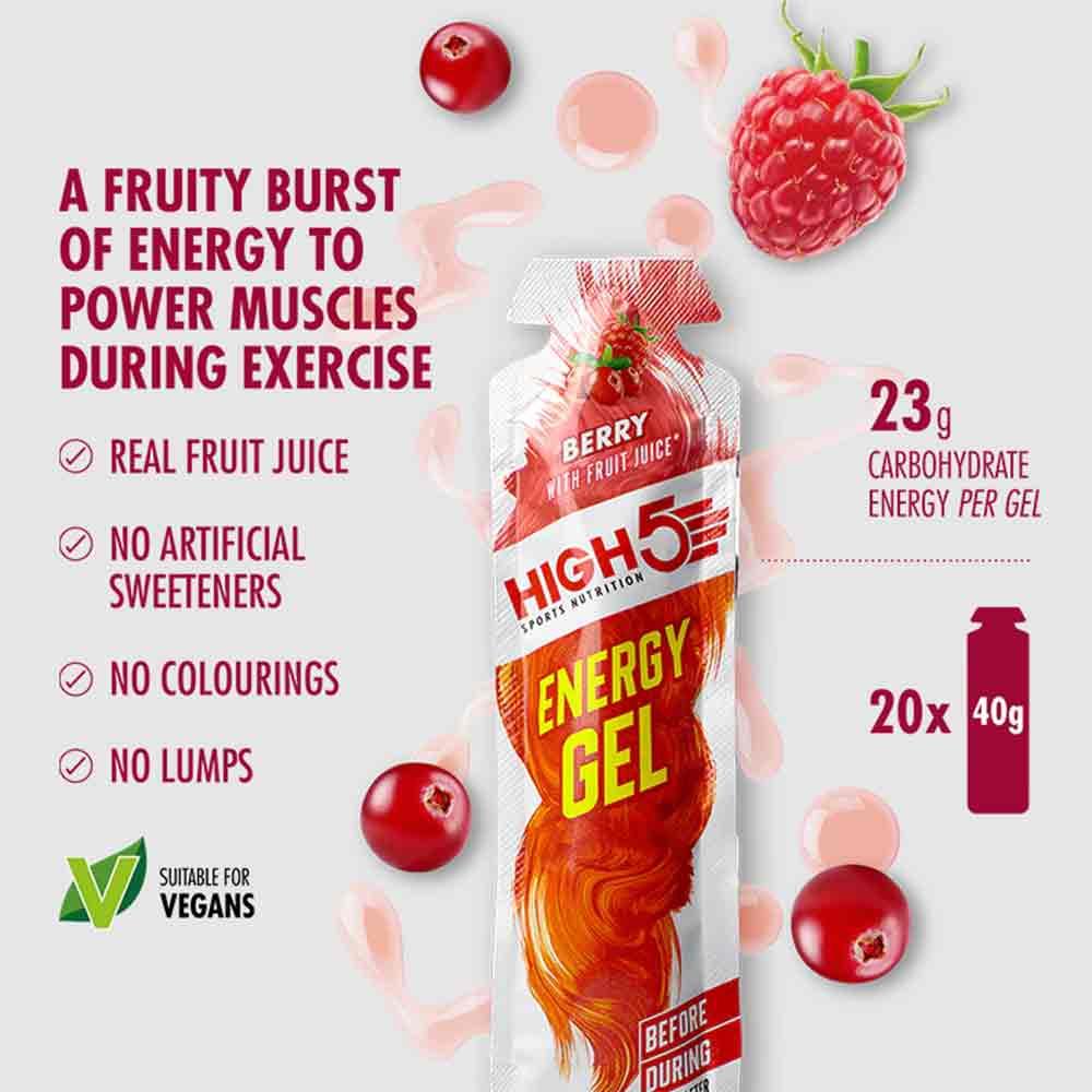 High 5 Energy Gel Berry