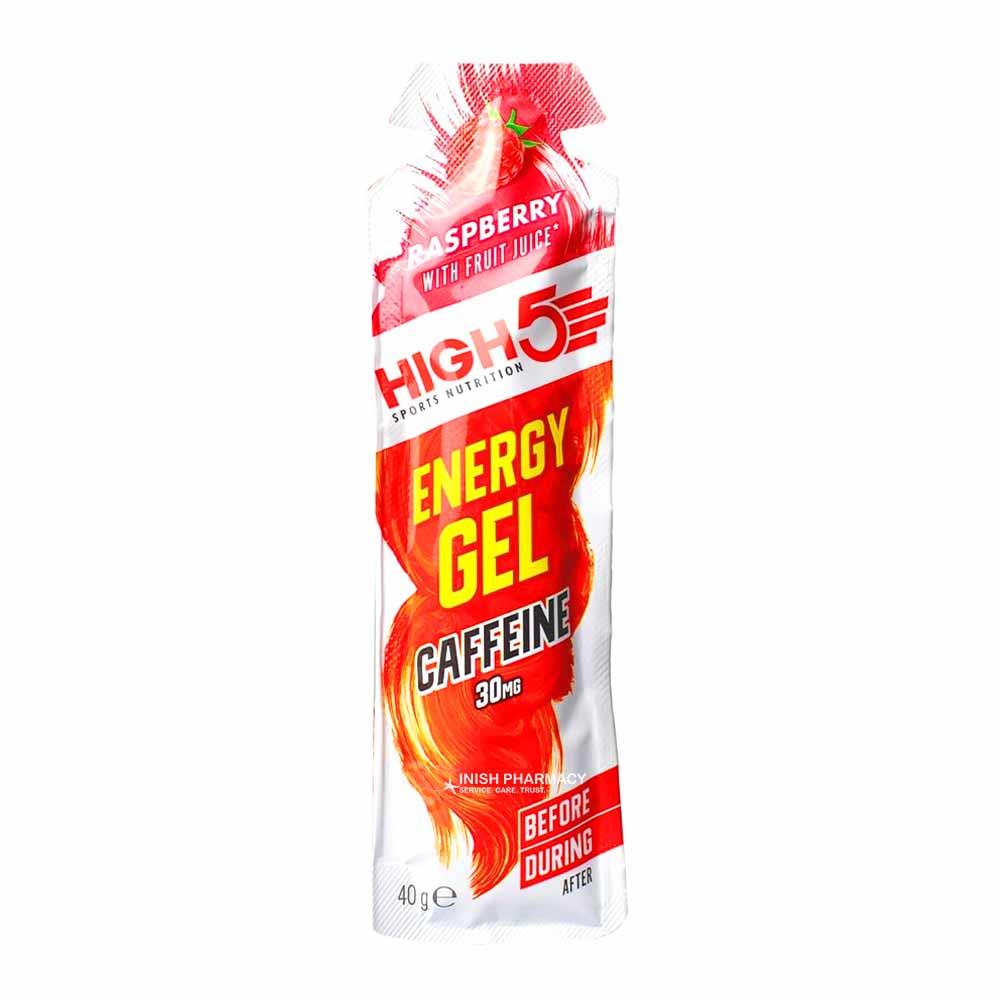 High 5 Energy Gel Caffeine Raspberry