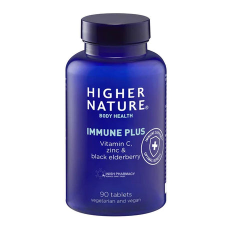 Higher Nature Immune + Vitamin C with Zinc 90 Tablets – to support vitamin c & zinc