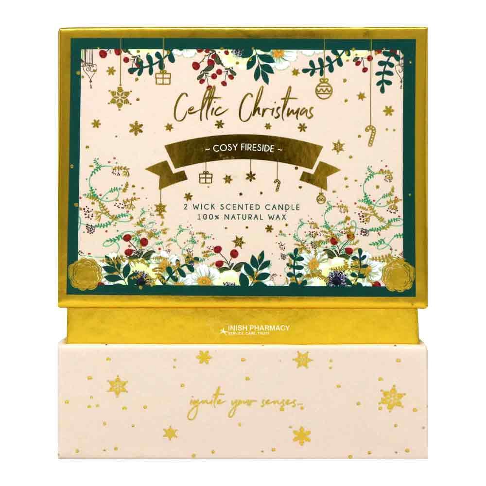 Celtic Candles Cosy Fireside 2-Wick Candle