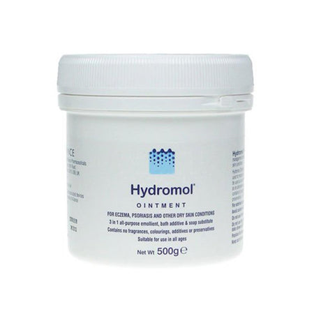 Hydromol Ointment 500g – soothes and protects eczema-prone skin
