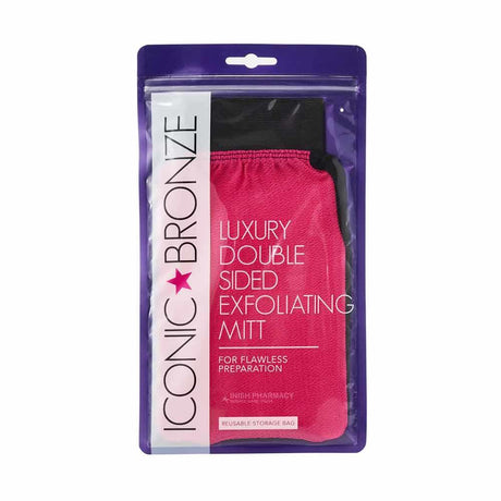 Iconic Bronze Luxury Double Sided Exfoliating Mitt by Taneraser