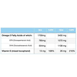 Eskimo-3 1700mg Omega 3 Plus Vitamin E Liquid 105ml