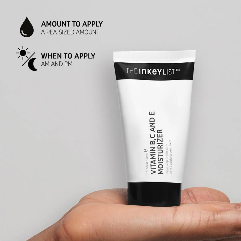 The Inkey List Vitamin B C E Moisturiser 50ml