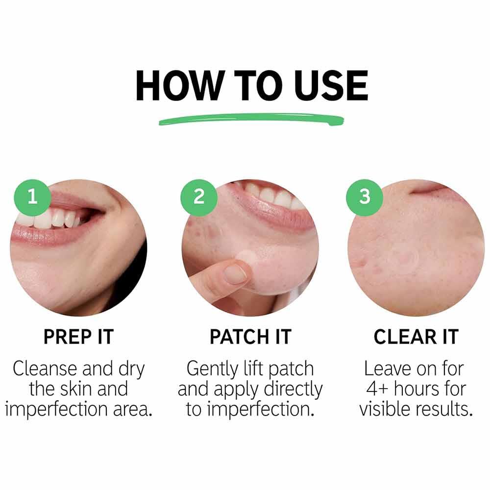 The Inkey List Hydrocolloid Invisible Pimple Patches 22 Pack