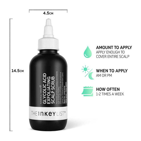 The Inkey List Glycolic Acid Exfoliating Scalp Scrub 150ml