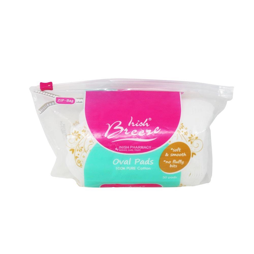 Irish Breeze Double Soft Pure Cotton Square Pads 60 Pack