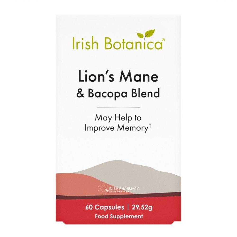 Irish Botanica Lion's Mane & Bacopa Blend 60 Capsules