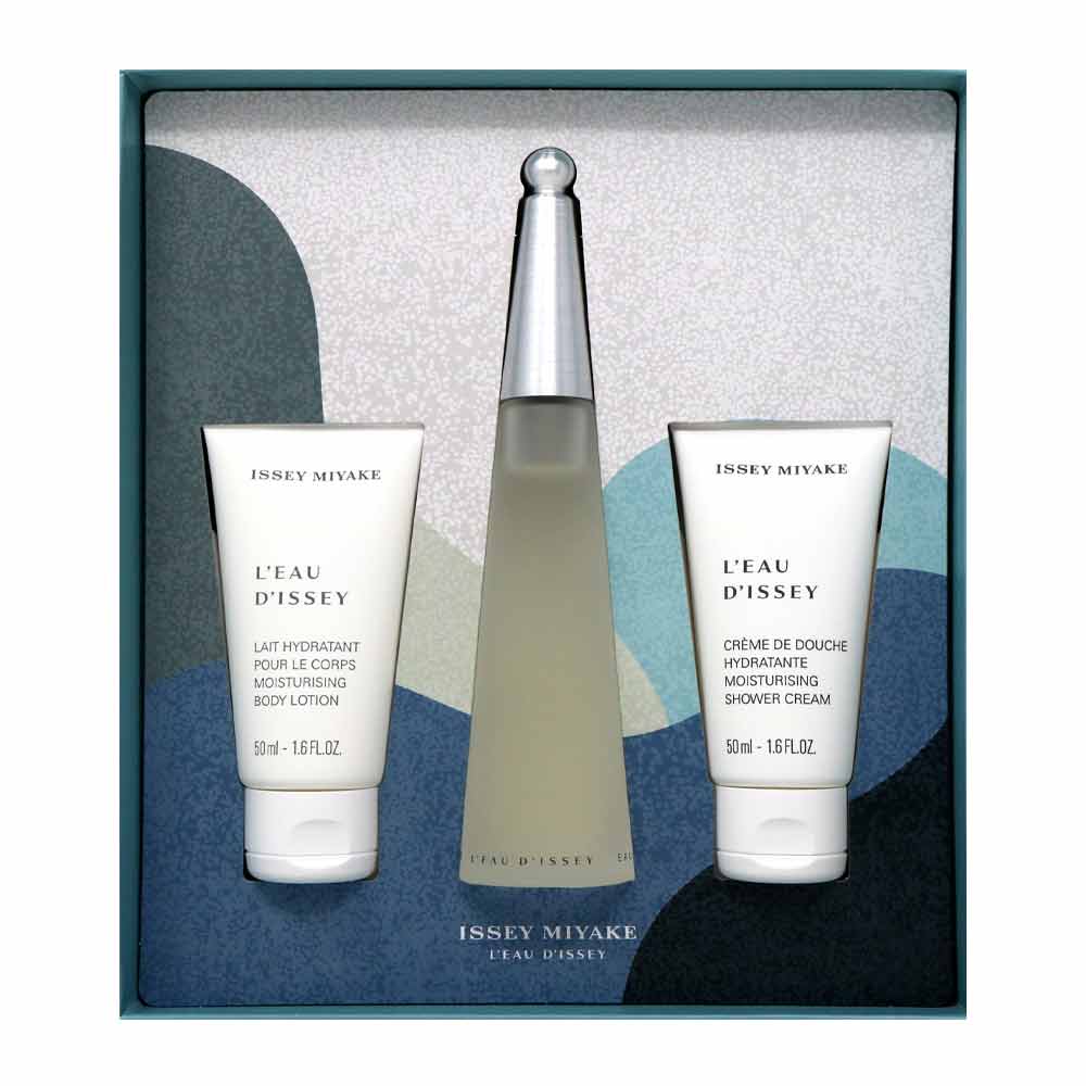 Issey Miyake L'Eau D'Issey Ladies 50ml 3 Piece Giftset