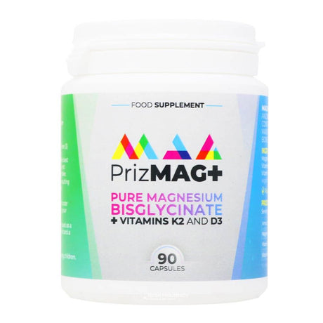 PrizMAG+ Magnesium Bisglycinate PLUS 90 Pack – magnesium to support muscle function and reduce tiredness