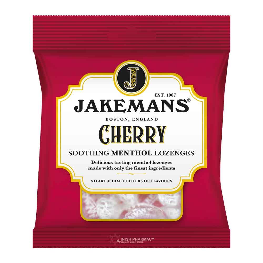 Jakemans Cherry Menthol Soothing Menthol Sweets 73g