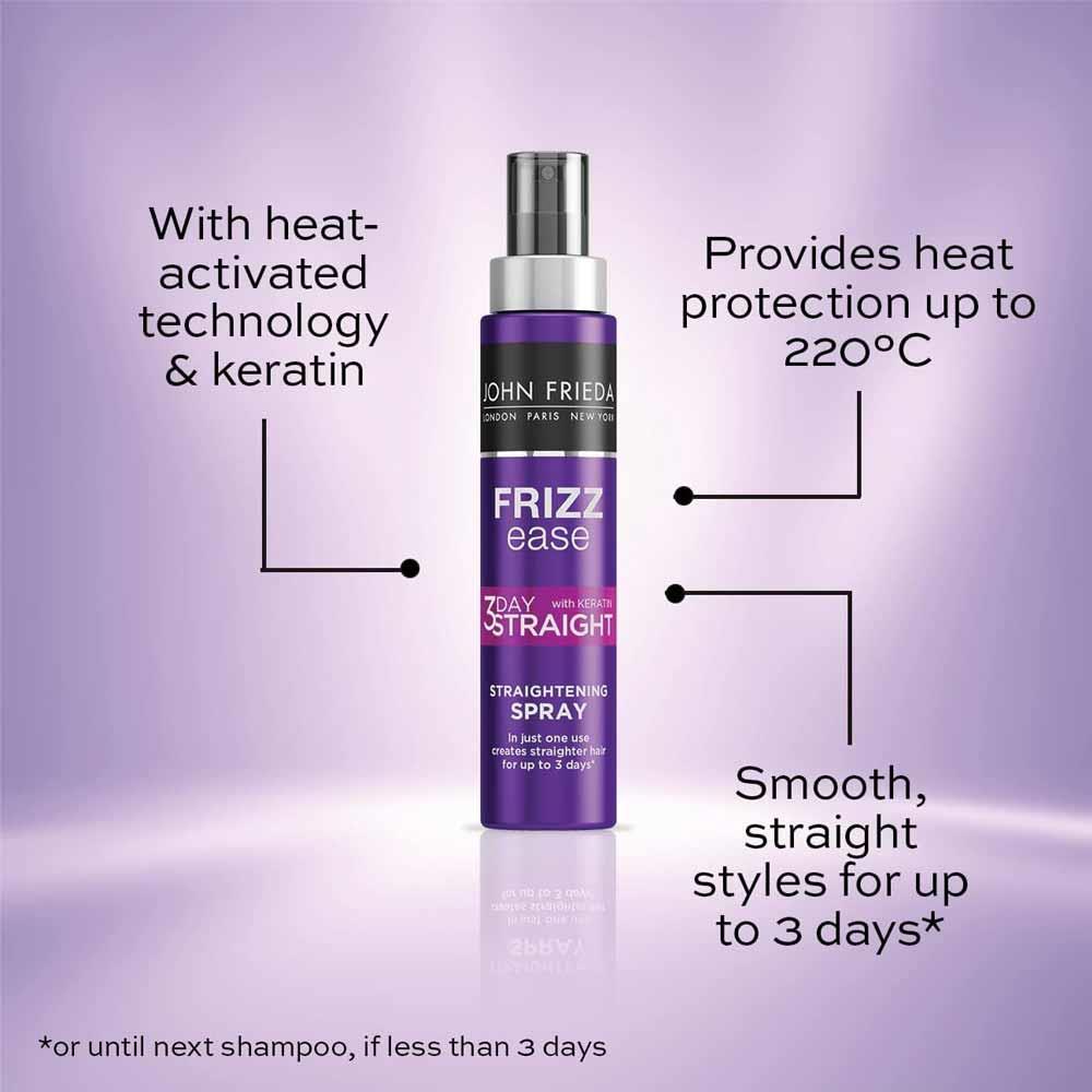 John Frieda Frizz 3 Day Straight Straightening Spray 100ml