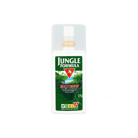 Jungle Formula Maximum Strength Insect Repellent Pump Spray 90ml – repels insects to help prevent bites and stings
