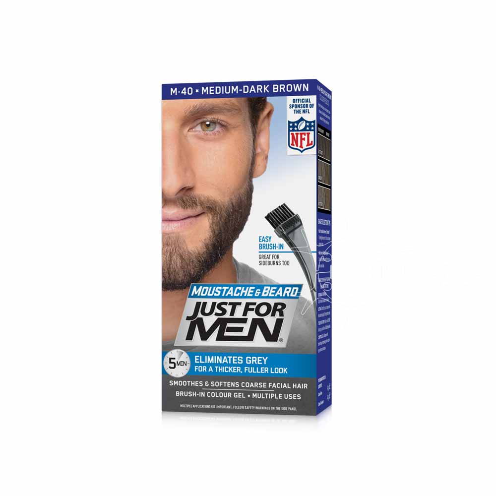 Just For Men Moustache & Beard M40 Medium Dark Brown