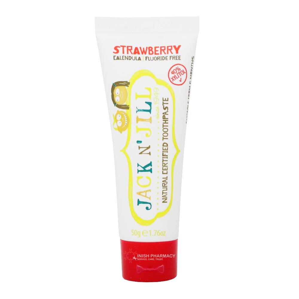 Jack N' Jill Natural Toothpaste Strawberry Flavour 50g