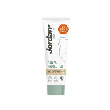 Jordan Green Clean Cavity Protection Toothpaste 75ml – cleans teeth and supports oral health