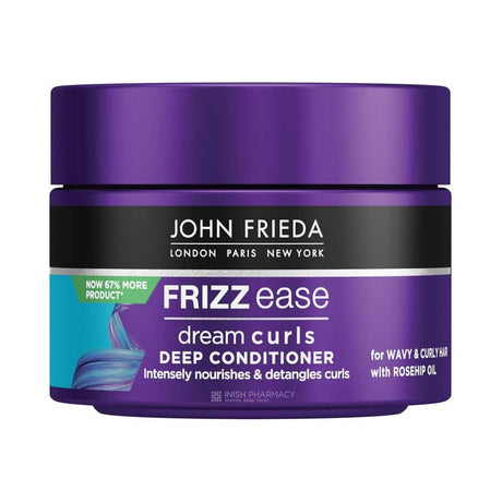 John Frieda Frizz Ease Dream Curls Deep Conditioner 250ml – tames frizz for smooth, defined hair