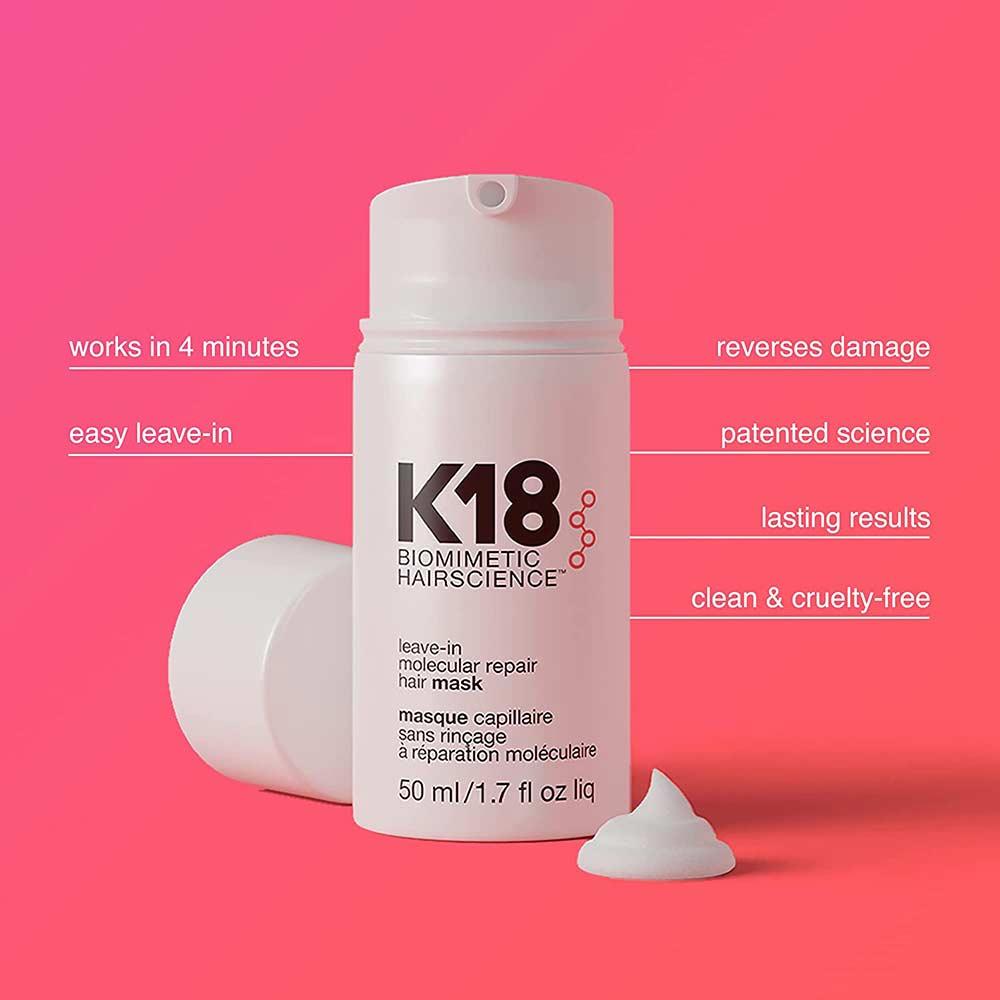K18 Leave In Molecular Repair Hair Mask 50ml