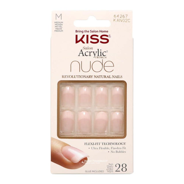KISS Salon Acrylic French Nude Medium Oval