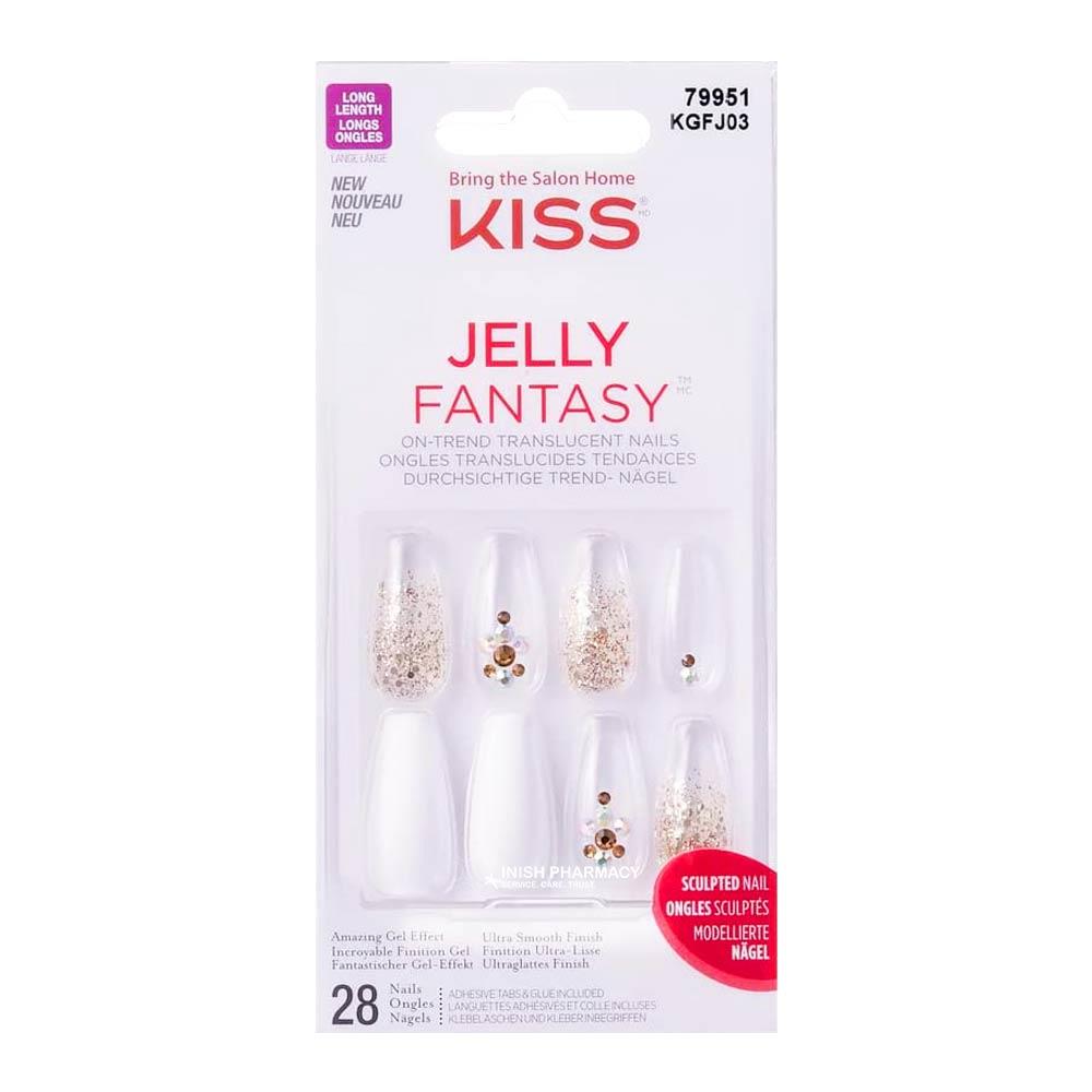 KISS Gel Fantasy Jelly Nails - Jelly Pop