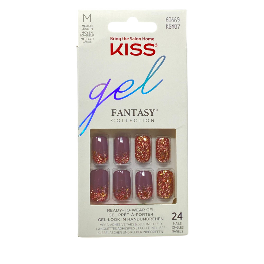 Kiss Gel Fantasy False Nails Rush Hour