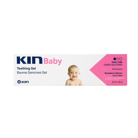 Kin Baby Teething Gel 30ml – a soothing teether to ease teething discomfort