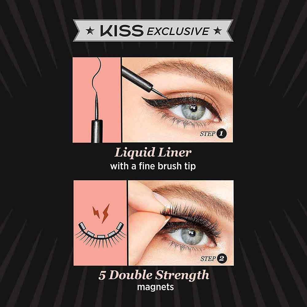 KISS Magnetic Eyeliner/Eyelash Kit 01