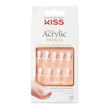 KISS Salon Acrylic French Nails - Power Play