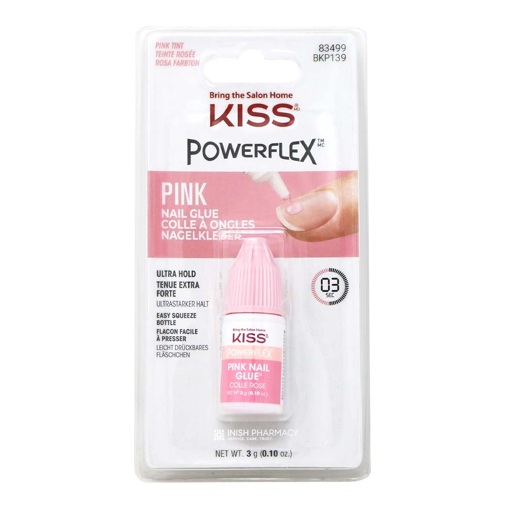 Kiss Powerflex Pink Nail Glue 3g by Beauty