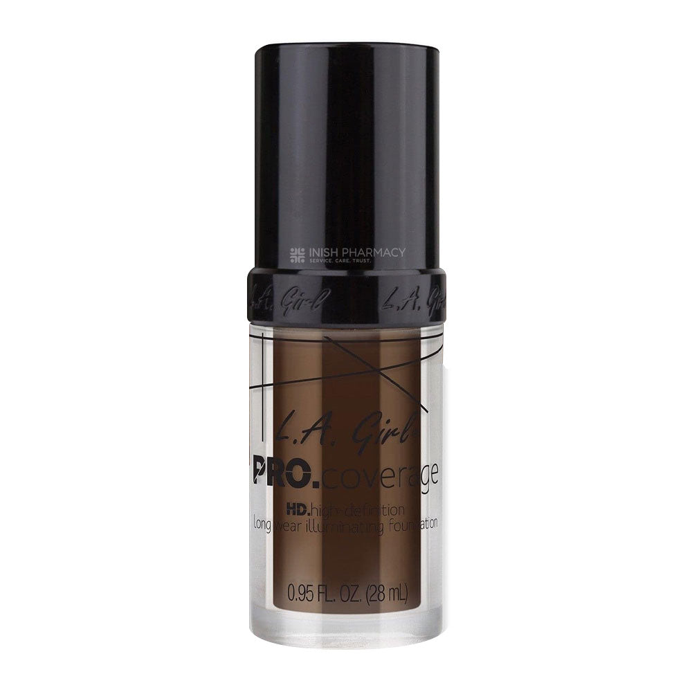 LA Girl HD Pro Coverage Foundation Dark Chocolate by Lagirl