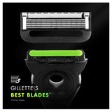 Gillette Labs Exfoliating Razor With Magnetic Docking Stand & Travel Case Set