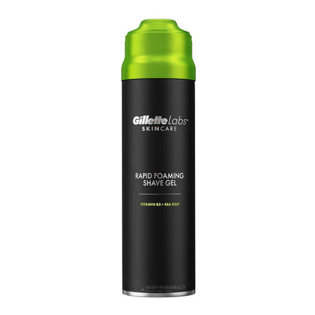 Gillette Labs Rapid Foaming Shave Gel With Vitamin B3 and Sea Kelp