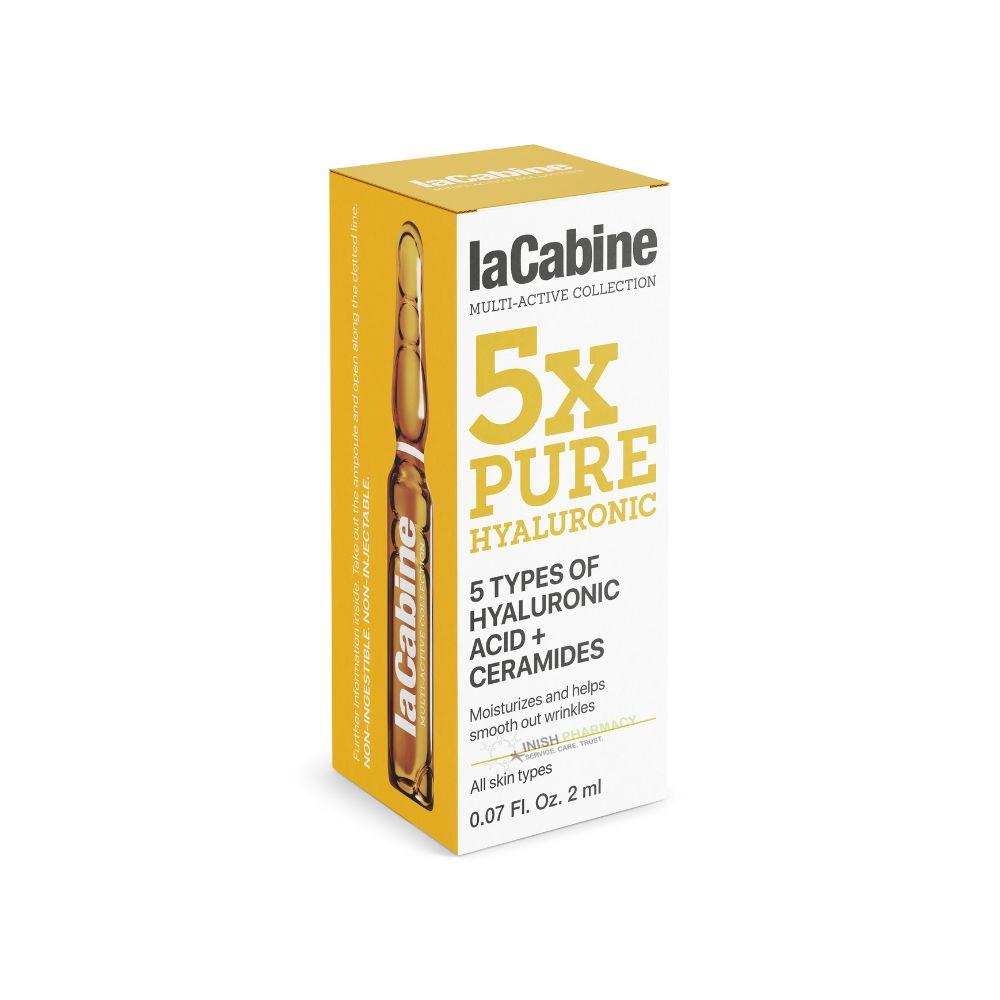 LaCabine 5x Pure Hyaluronic Ampoule - Moisturising & Smoothing