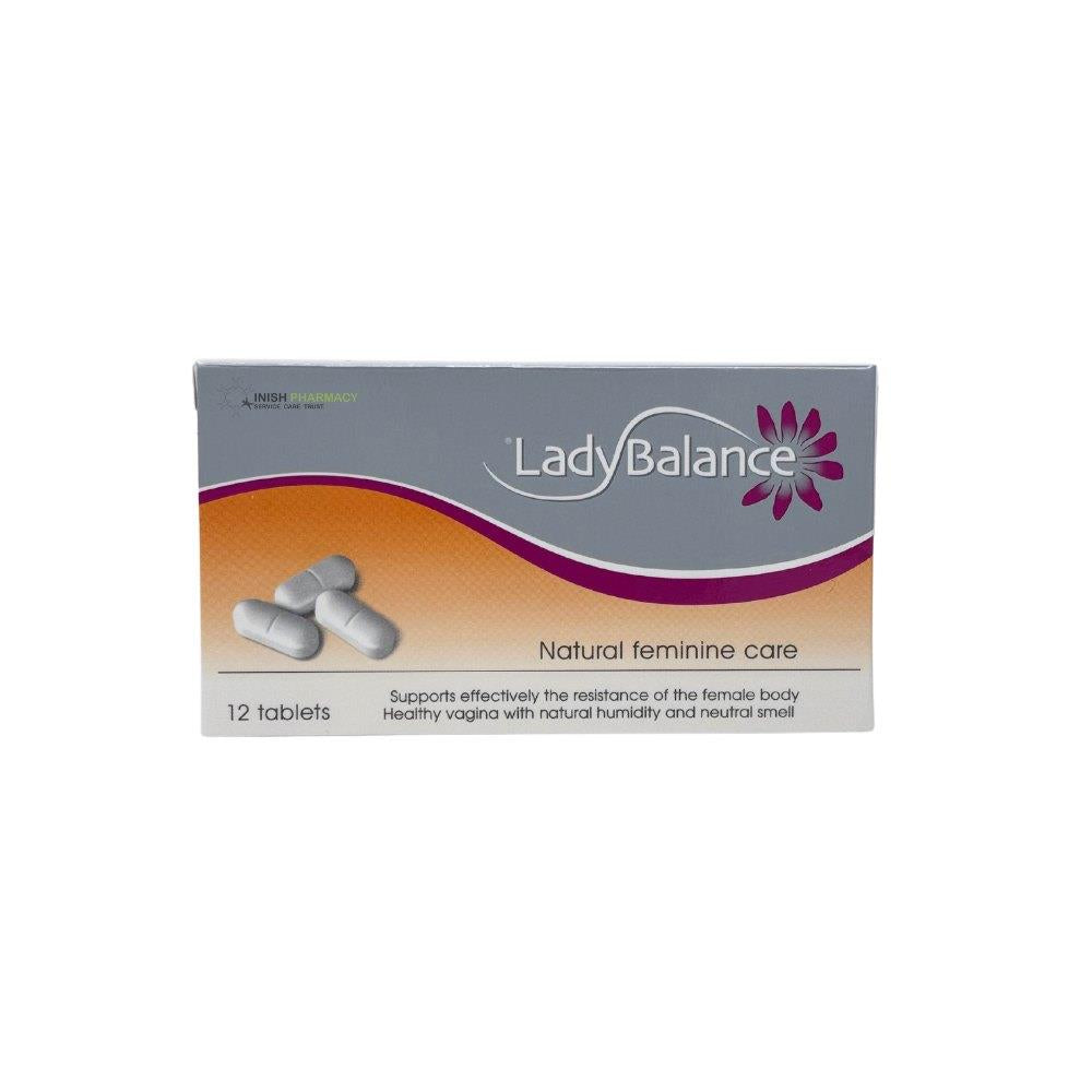 LadyBalance Prebiotic Vaginal Tablets 12 Pack