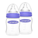 Lansinoh Feeding Bottles 160ml/5oz Twin Pack