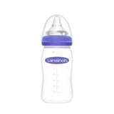 Lansinoh Feeding Bottle with Natural Wave Teat Medium Flow 240ml