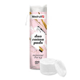 Medrull Duo Cotton Cosmetic Pads 100 Pack