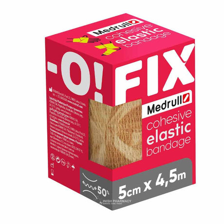 Medrull Fix-O! Cohesive Elastic Bandage – cleans and protects wounds