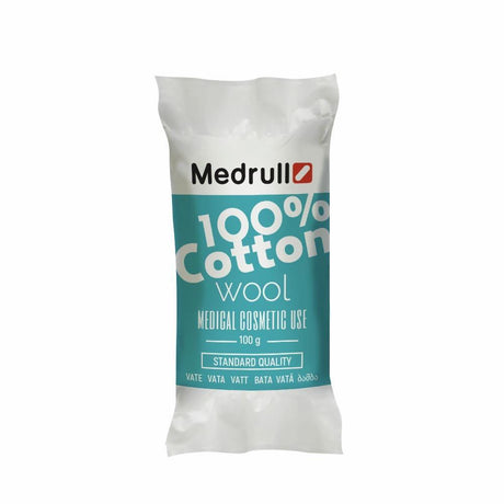 Medrull Cotton Wool Roll 100g – gentle cotton wool for delicate newborn skin
