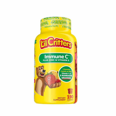 L'il Critters Immune C Plus Zinc Gummy Bears 190 Pack – zinc to support the immune system and wound healing